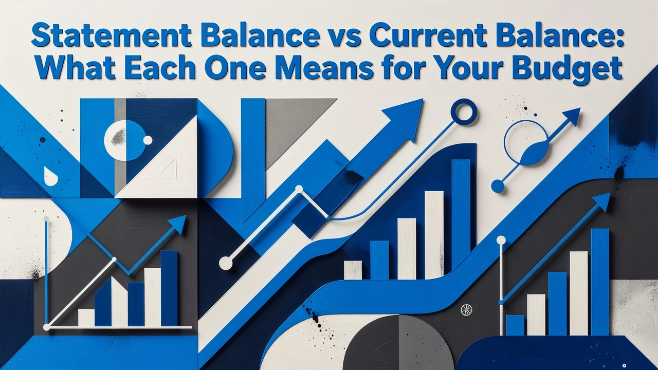 Professional header image for comparison analysis: Statement Balance vs Current Balance: What Each One Means...